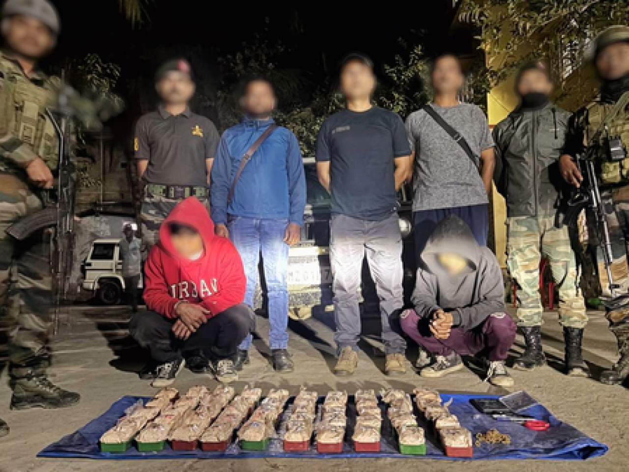 असम राइफल्स आणि डीआरआयने कछारमध्ये हेरोइनची मोठी खेप पकडली