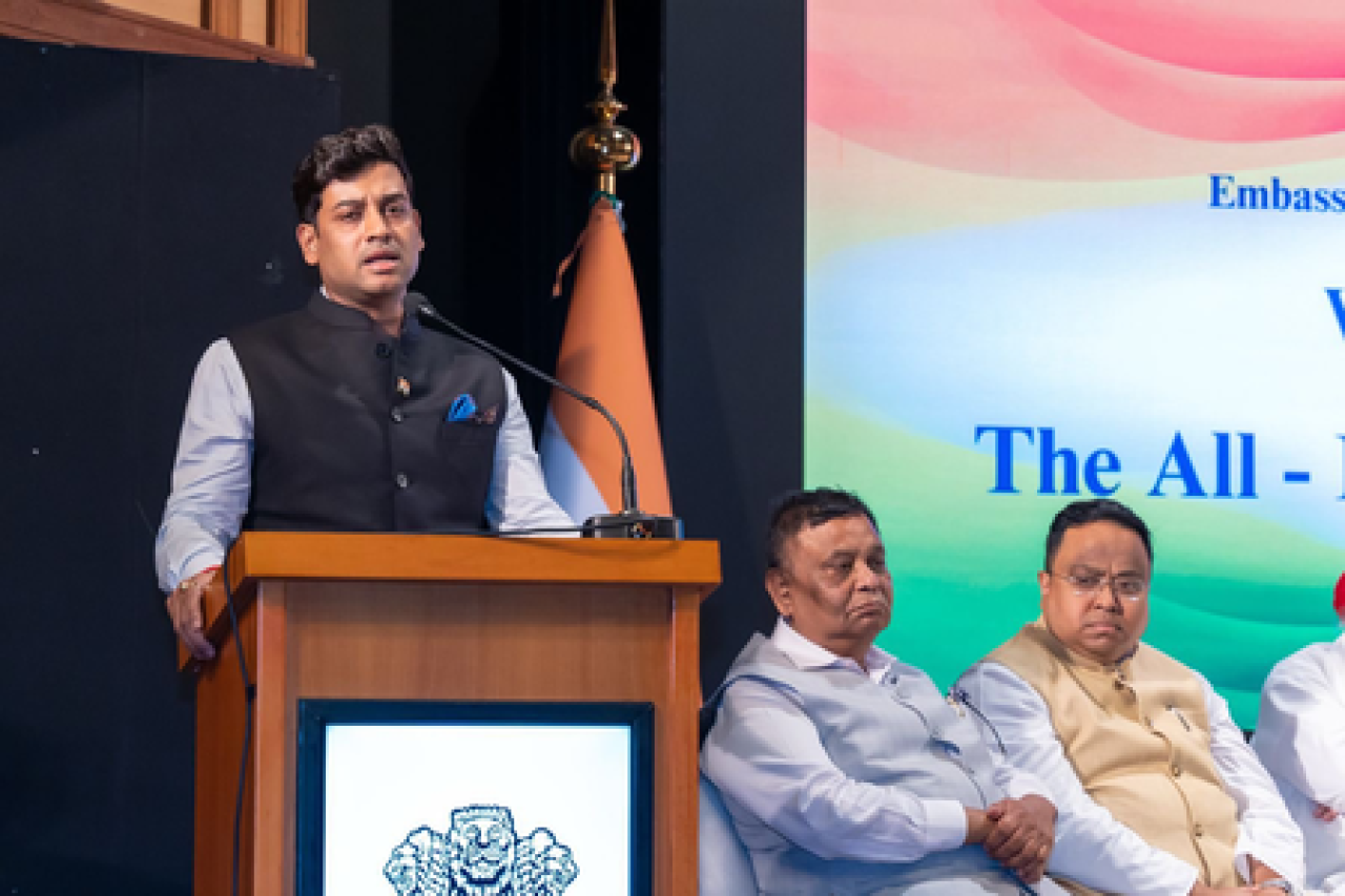 एआय शिखर परिषदेत कांग्रेसींचा विरोध, श्रीकांत शिंदे यांचा राहुल गांधीवर हल्ला
