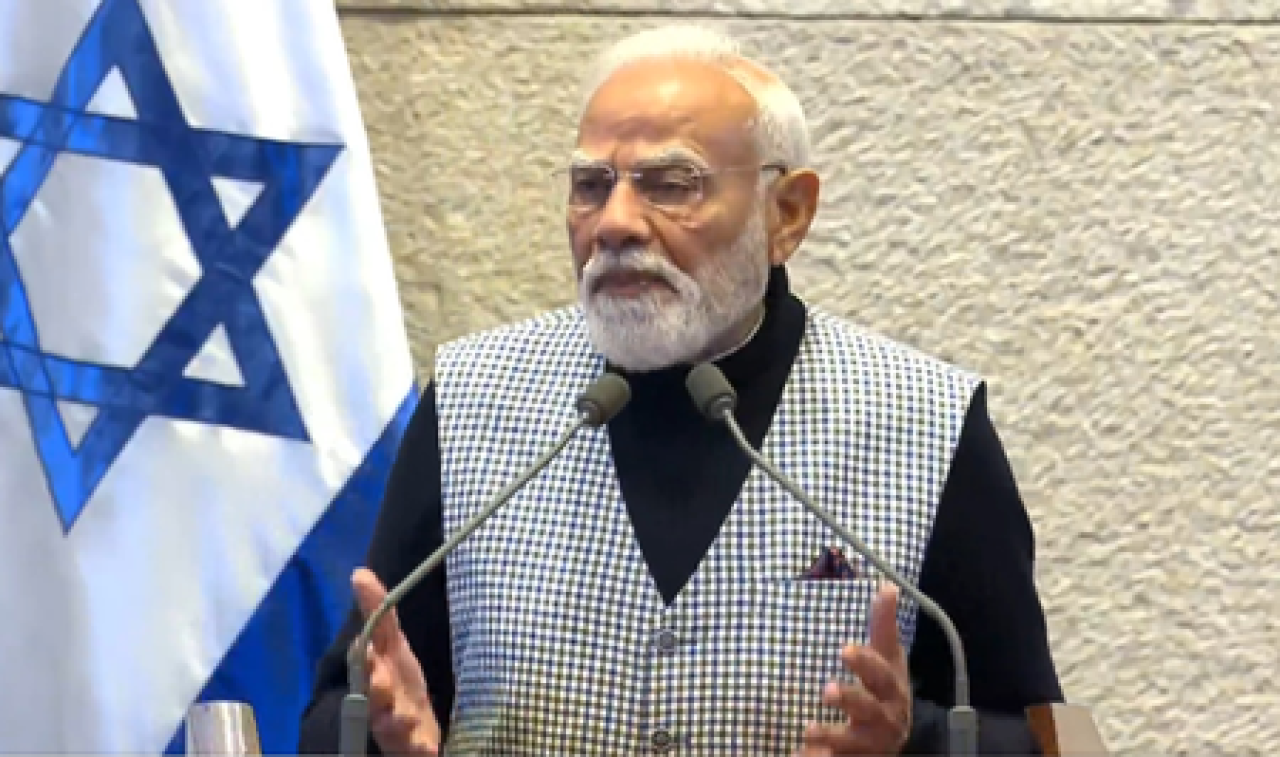 गाझा शांति योजनेला भारताचा समर्थन, इजरायलमध्ये मोदींचा ऐतिहासिक भाषण