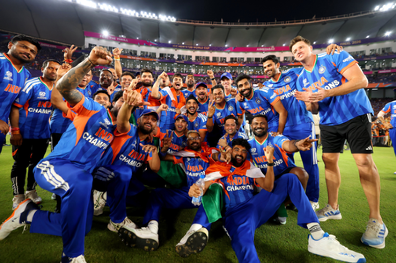 भारतीय क्रिकेट संघाने टी20 वर्ल्ड कप जिंकल्यावर खेळाडूंनी दिल्या शुभेच्छा