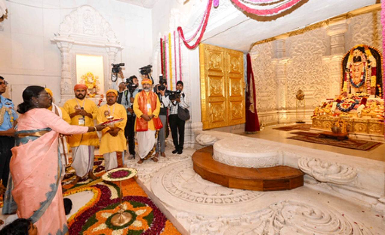 रामनवमीच्या पावन पर्वावर राष्ट्रपती मुर्मु यांची शुभेच्छा