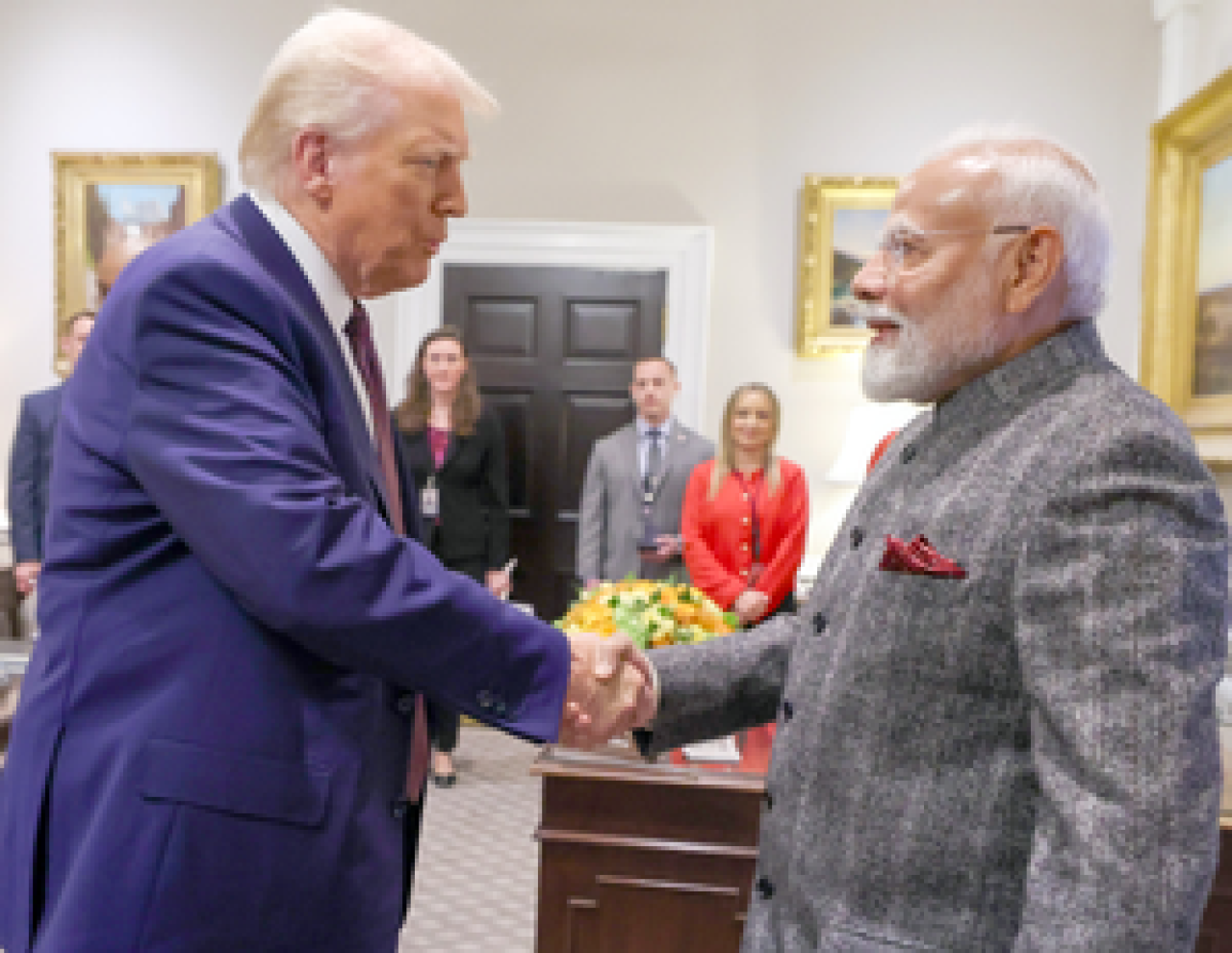 व्हाइट हाउसने मोदी-ट्रंप चर्चेची प्रशंसा केली