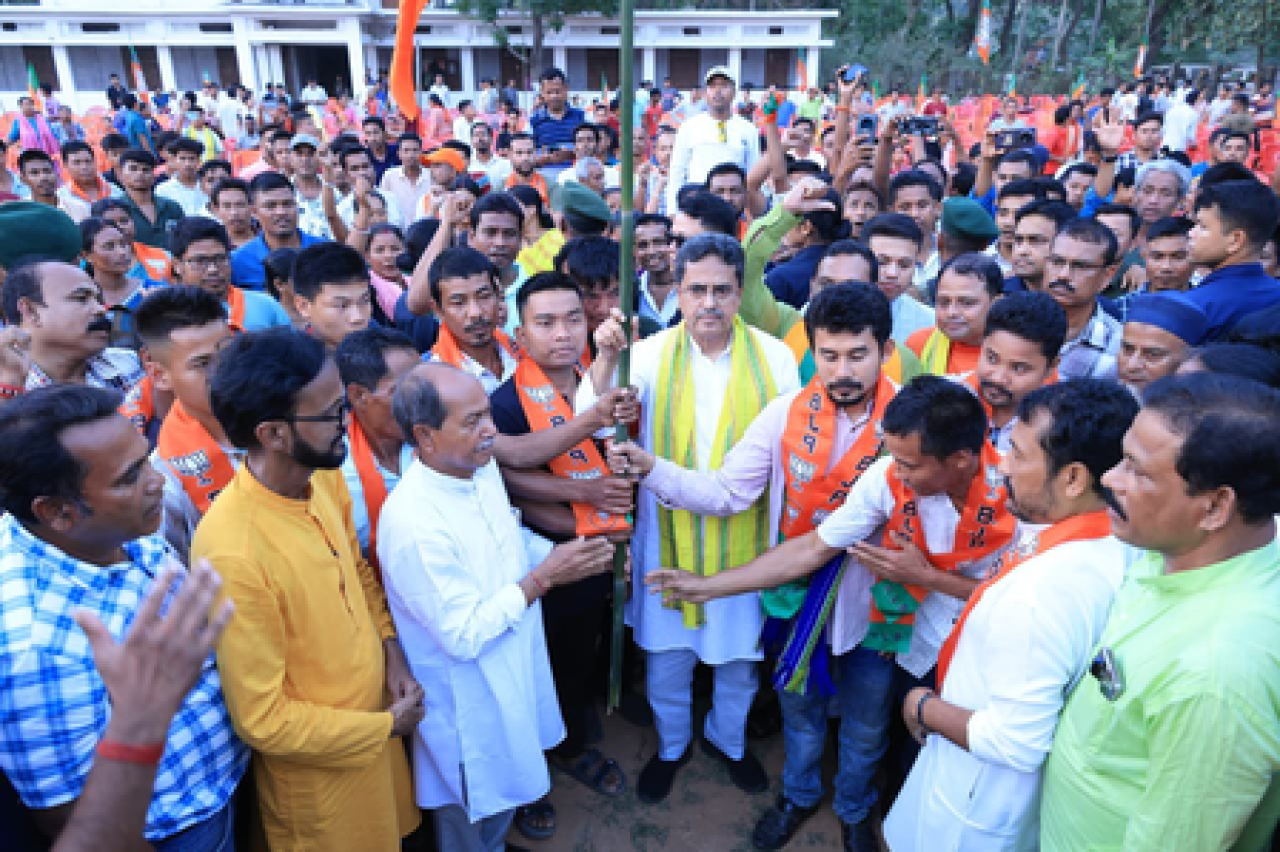 त्रिपुरा आदिवासी परिषद निवडणुकांमध्ये भाजपाची ऐतिहासिक विजयाची तयारी