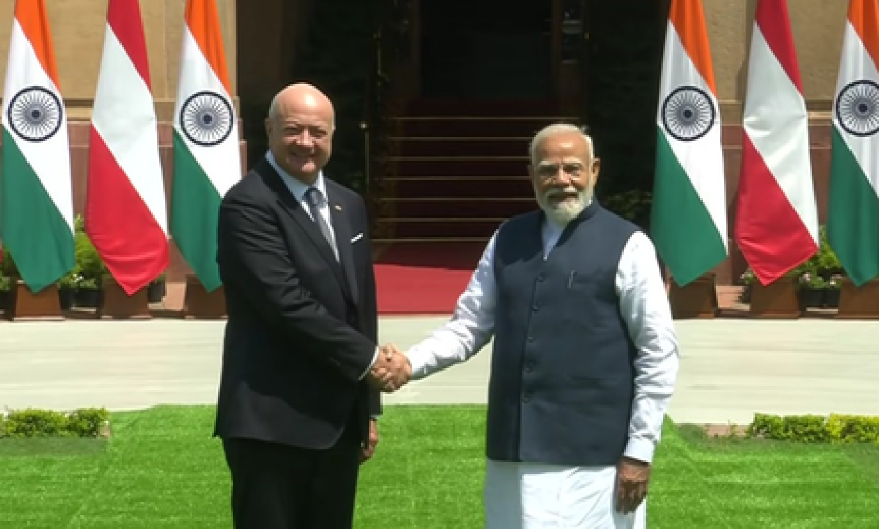 पीएम मोदी आणि ऑस्ट्रियन चांसलर यांच्यात व्यापारावर चर्चा