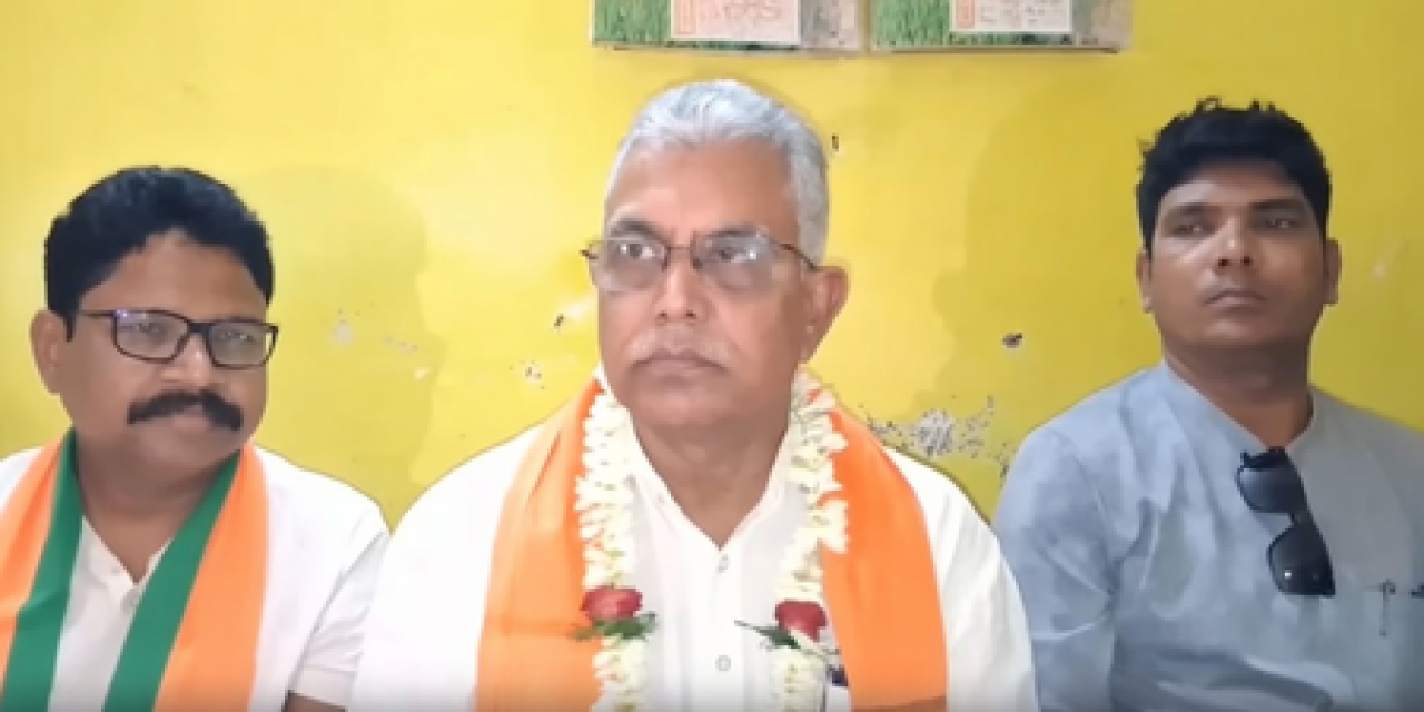 बंगालात अराजकता, राष्ट्रविरोधी शक्त्या सक्रिय: दिलीप घोष