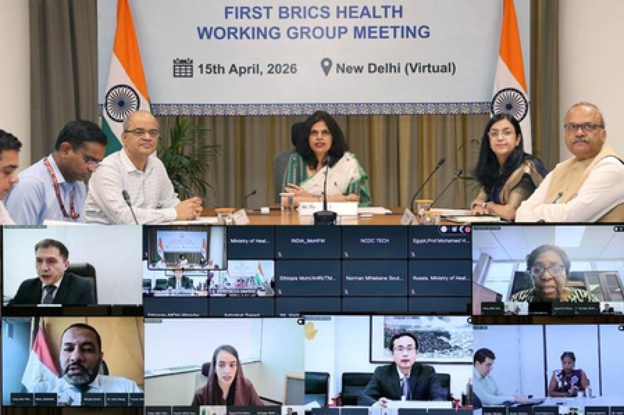 ब्रिक्स स्वास्थ्य कार्य समूहाची पहिली बैठक, मानसिक आरोग्याला महत्त्व