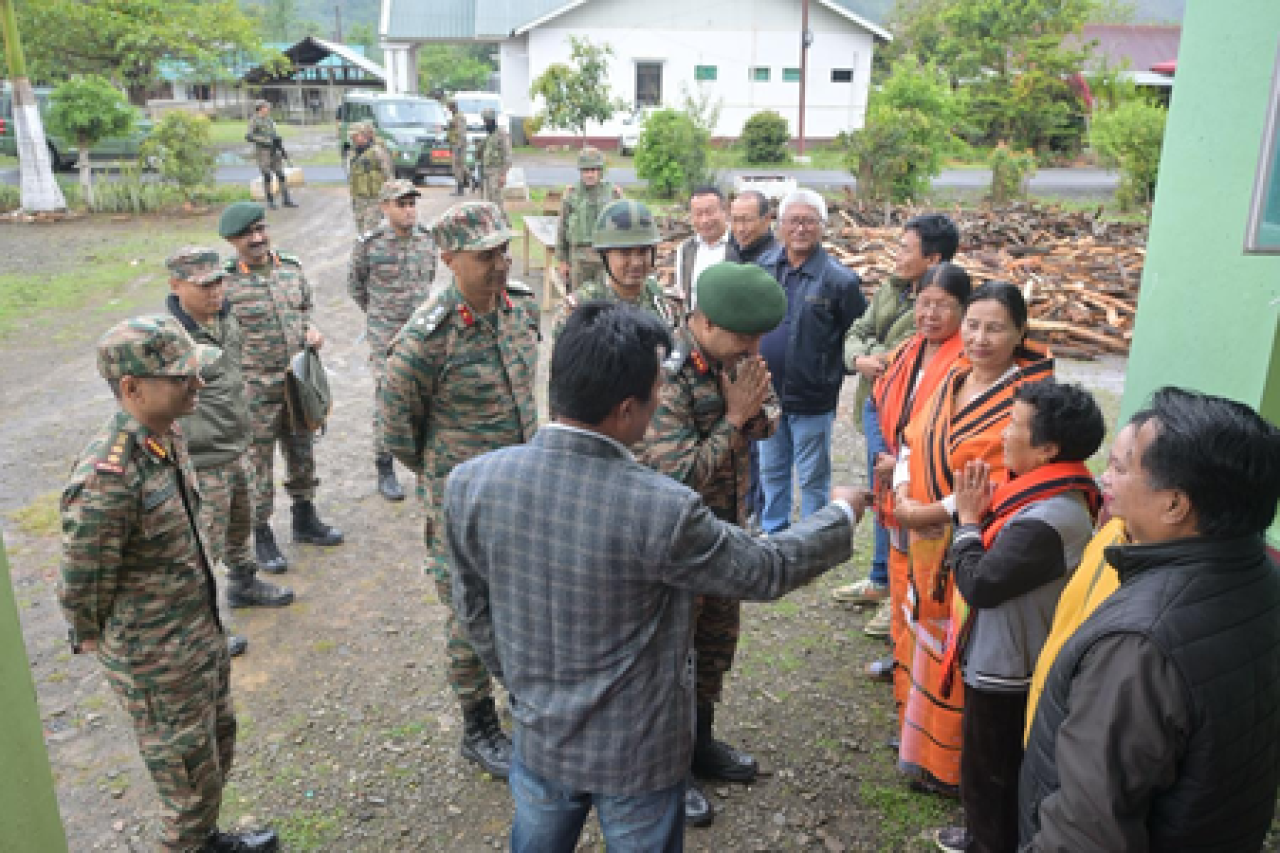 मणिपुरमध्ये भारतीय सेनेचा शांतीसाठी ठाम विश्वास