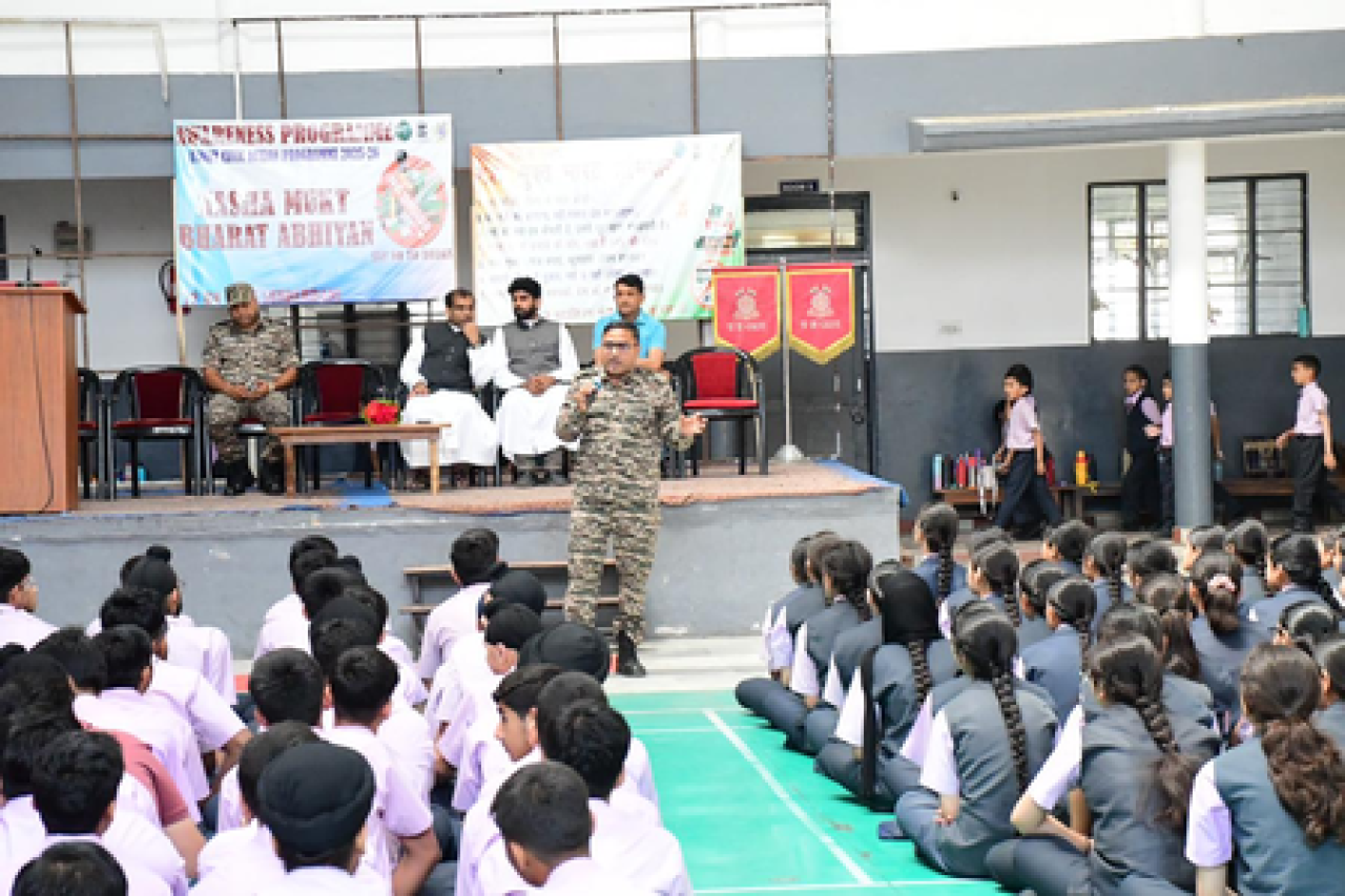 सीआरपीएफने आयोजित केला नशा मुक्ति अभियान, युवांना जागरूक करण्याचा प्रयत्न