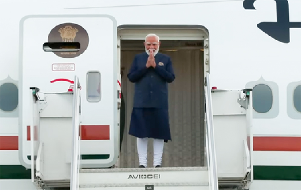 इटलीमध्ये पीएम मोदींचा दौरा, तजानीने केला स्वागत