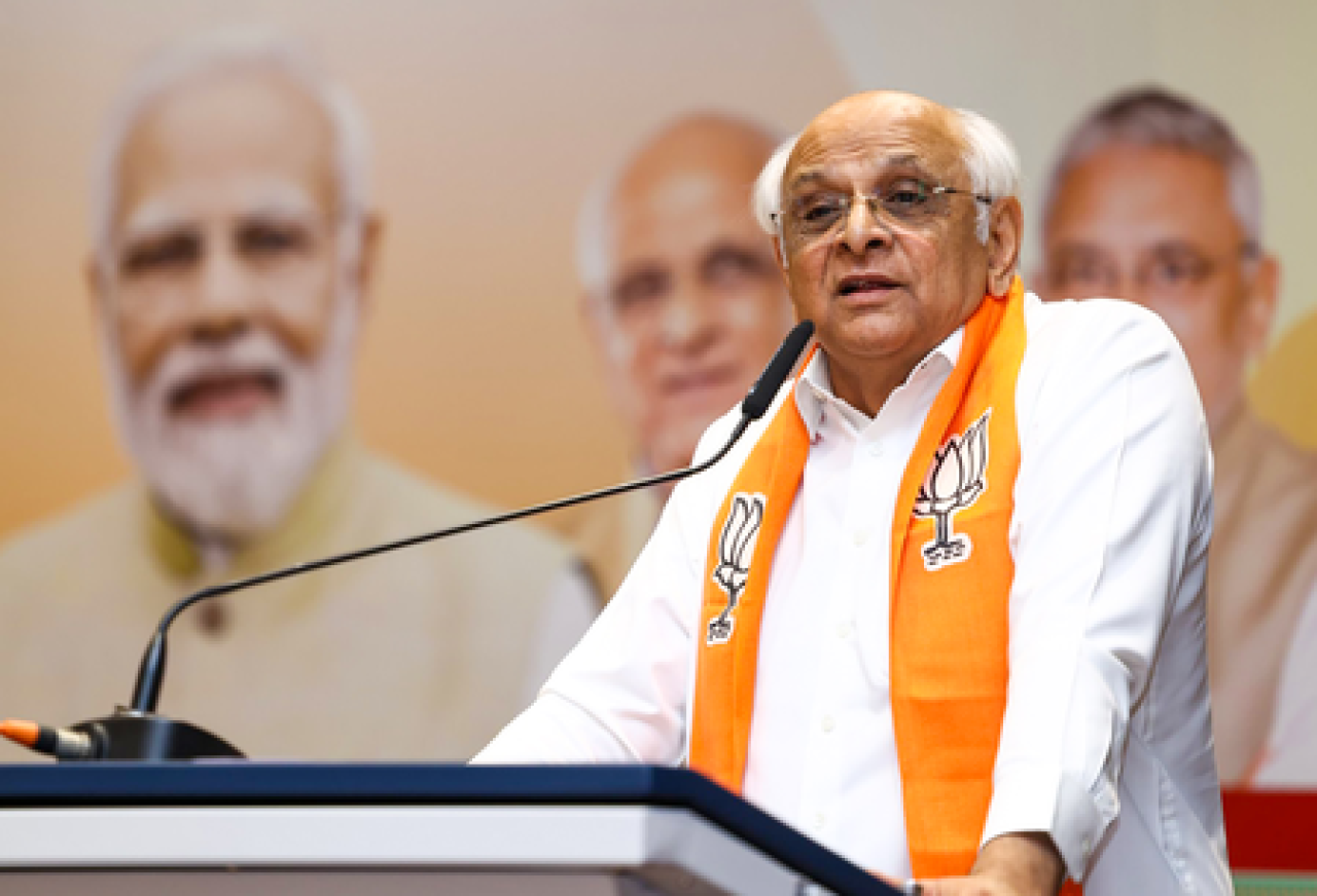 गुजरातचे मुख्यमंत्री भूपेंद्र पटेल यांचा ‘एक राष्ट्र, एक चुनाव’ प्रस्तावावर जोरदार समर्थन गुजरातचे मुख्यमंत्री भूपेंद्र पटेल यांचा ‘एक राष्ट्र, एक चुनाव’ प्रस्तावावर जोरदार समर्थन