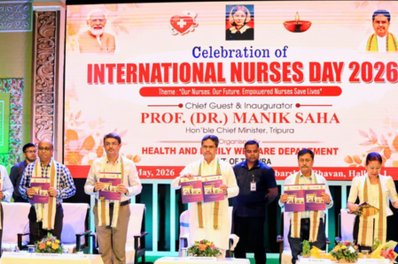त्रिपुरा: रेफरल प्रकरणांमध्ये 80% घट; सीएमने मेडिकल कॉलेज आणि नेत्रालयाची घोषणा केली