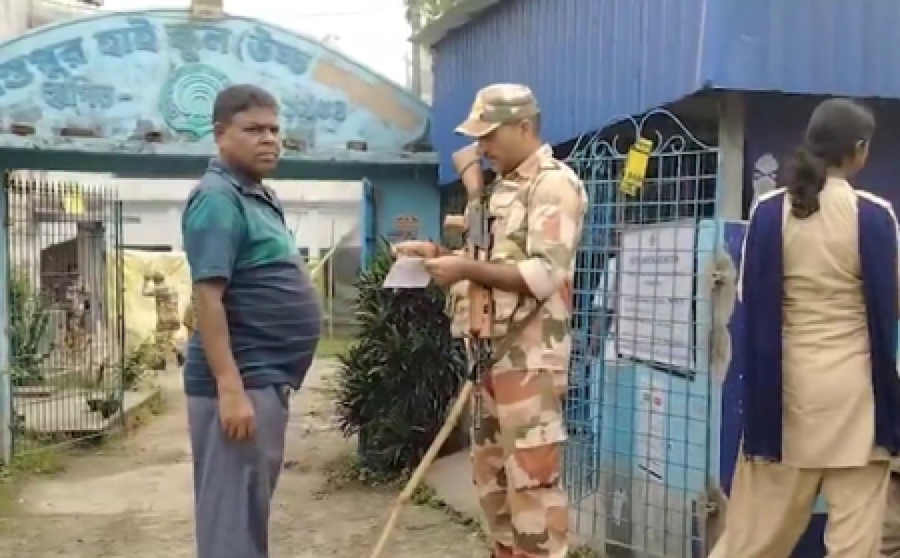 फाल्टा विधानसभा क्षेत्रात पुनर्मतदान, सुरक्षेच्या कड्या व्यवस्थेत मतदान सुरू