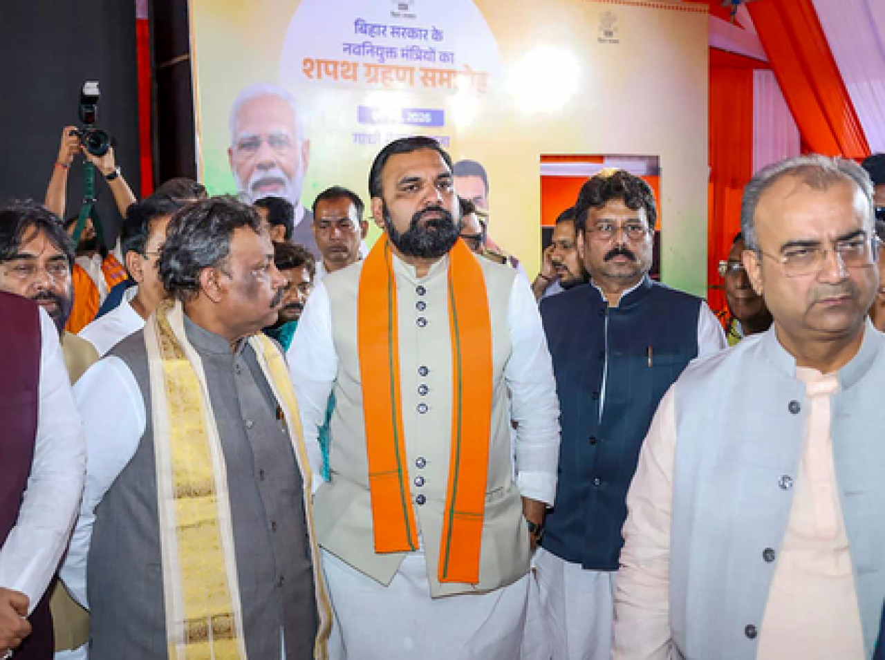 बिहार मंत्रिमंडळ विस्तार: पटना येथे सुरक्षा आणि वाहतूक व्यवस्थेत बदल