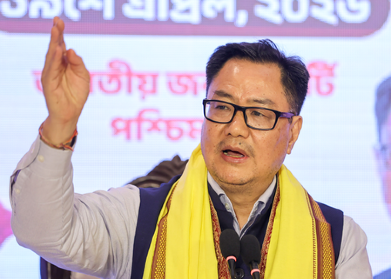 भारतीय लोकतंत्रावर हल्ला करतोय विरोधक: किरेन रिजिजू