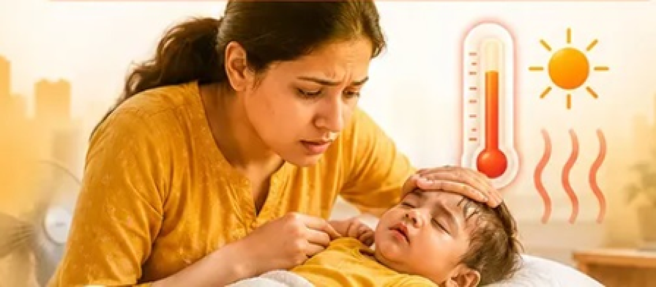 भीषण गर्मीतहीट स्ट्रोकचा धोका, पालकांनी लक्ष द्यावे भीषण गर्मीतहीट स्ट्रोकचा धोका, पालकांनी लक्ष द्यावे