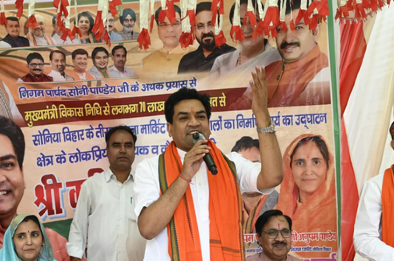 सोनिया विहारमध्ये 70 लाखांच्या विकास प्रकल्पाचे उद्घाटन