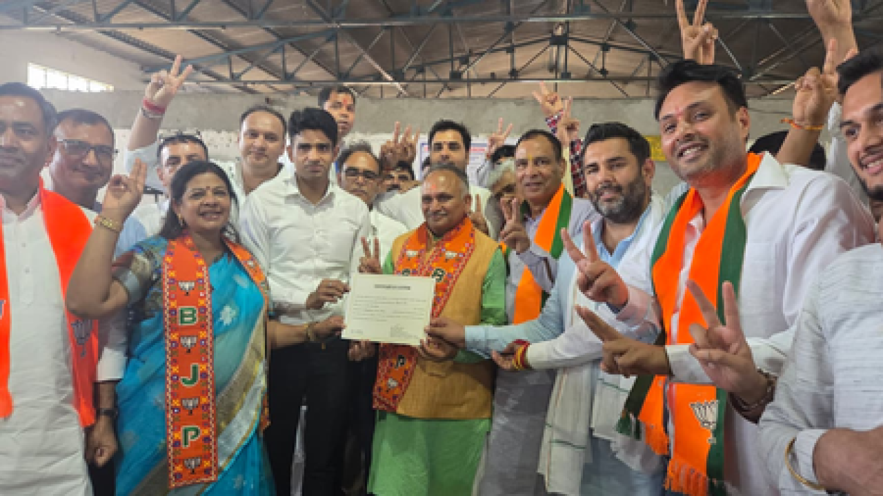 हरियाणामध्ये भाजपाची नगर निकाय निवडणुकांमध्ये शानदार विजय
