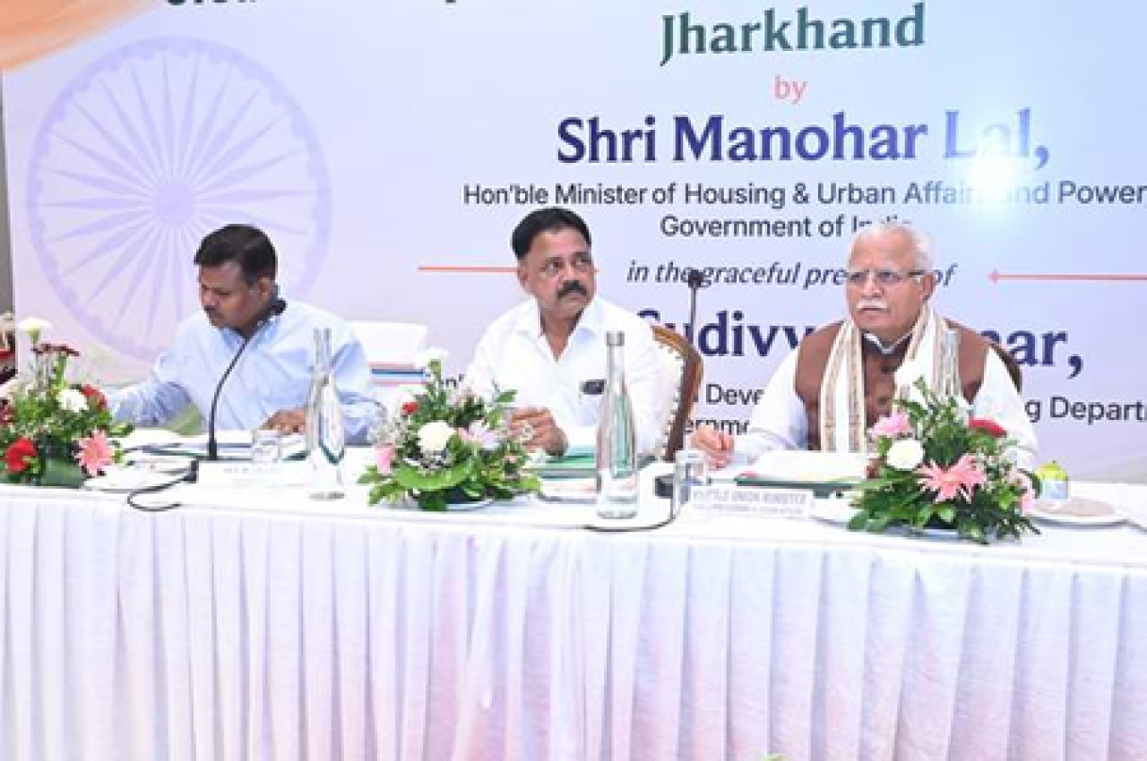 केंद्रीय मंत्री मनोहर लाल यांचा झारखंडातील विद्युत क्षेत्र आणि शहरी विकास योजनांची समीक्षा