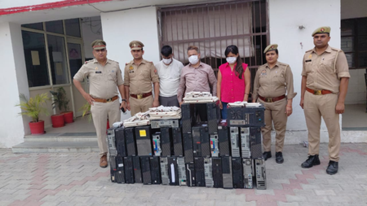 फर्जी कॉल सेंटरचा भंडाफोड, तीन आरोपी अटकेत; मोठ्या प्रमाणात इलेक्ट्रॉनिक उपकरणे जप्त