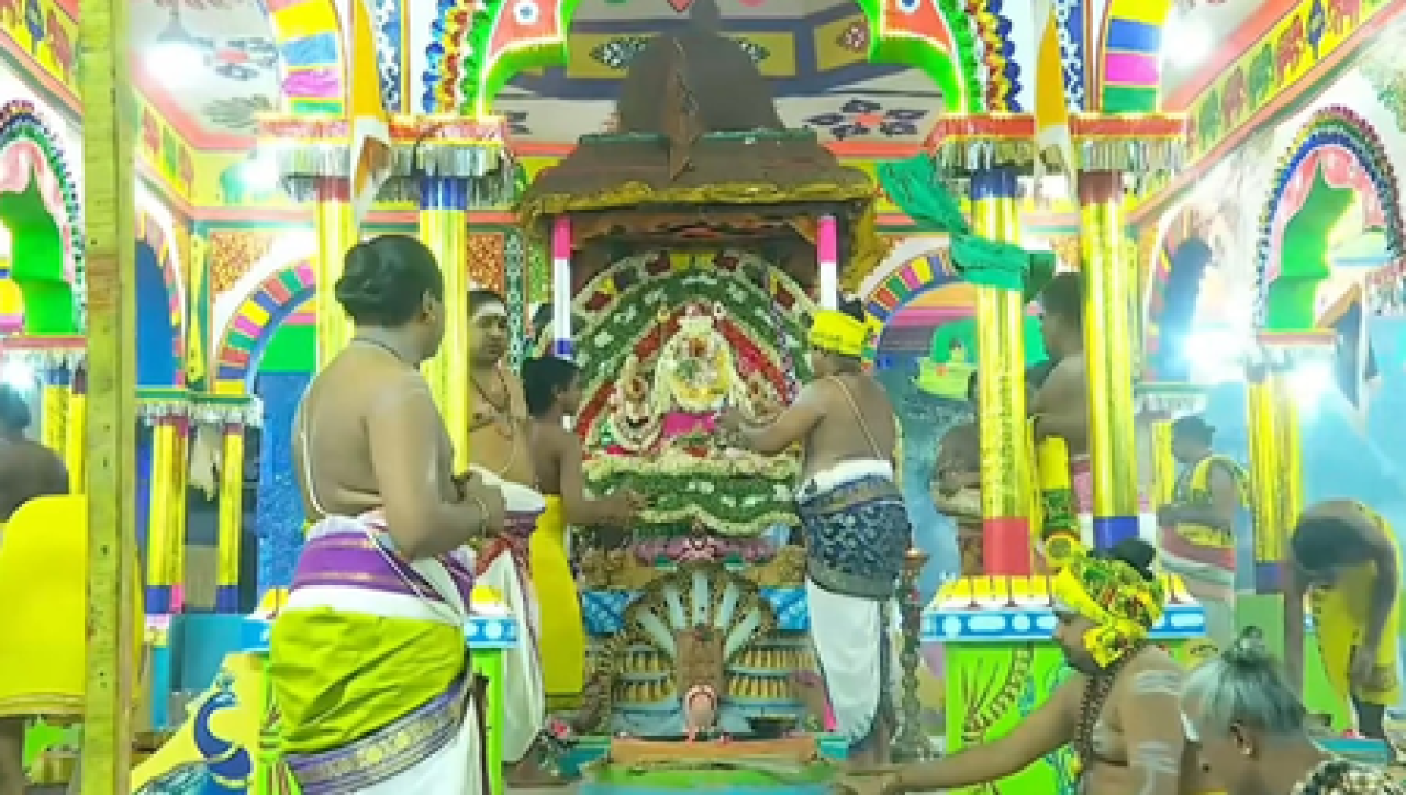 मदुरै: अरुलमिगु सुब्रमण्यम स्वामी मंदिरात कुंभाभिषेकम भव्यपणे संपन्न, 5,000 हून अधिक भक्त सहभागी