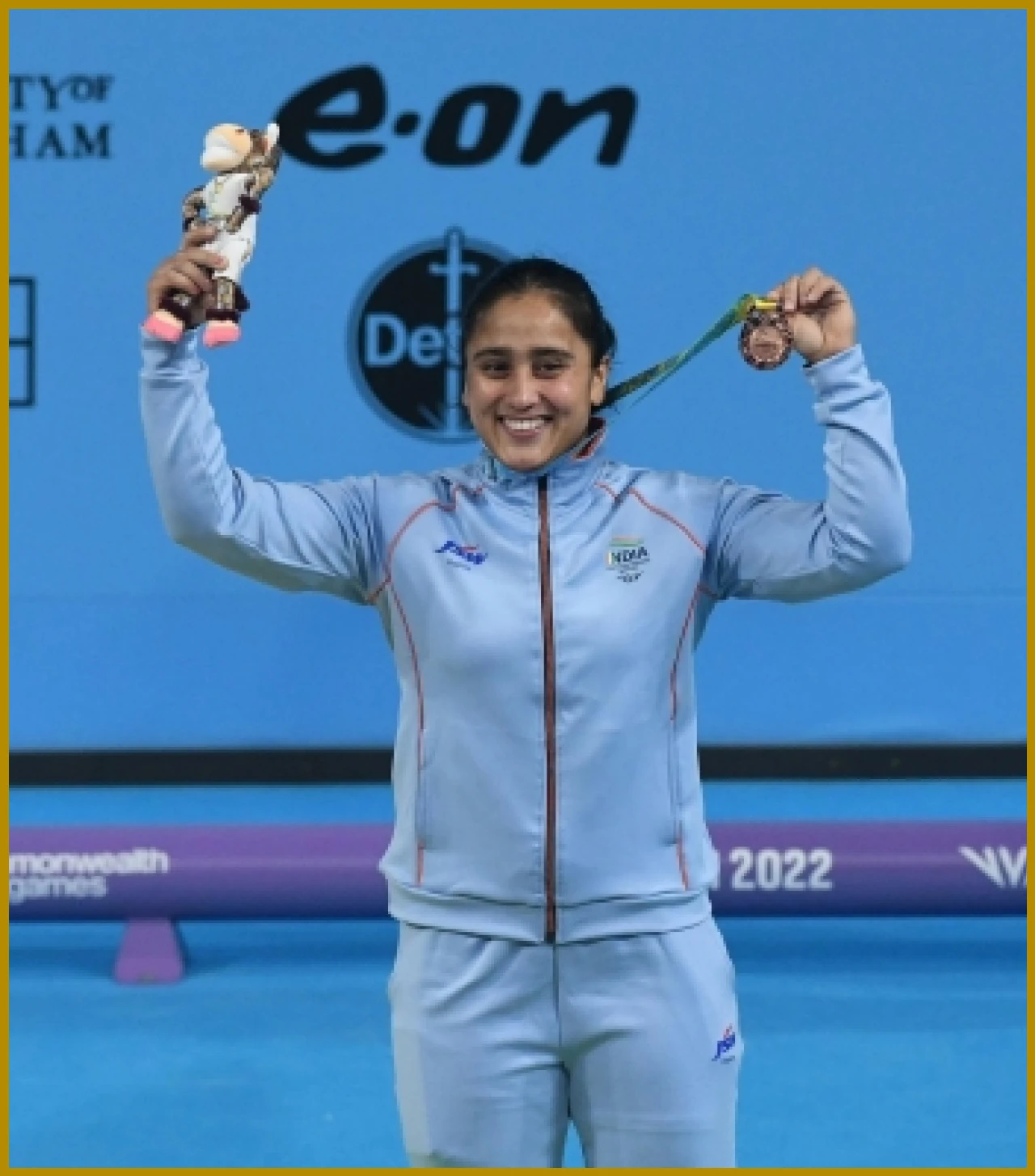 हरजिंदर कौरने कॉमनवेल्थ गेम्स 2026 मध्ये वेटलिफ्टिंगमध्ये भारतासाठी सिल्वर मेडल जिंकले हरजिंदर कौरने कॉमनवेल्थ गेम्स 2026 मध्ये वेटलिफ्टिंगमध्ये भारतासाठी सिल्वर मेडल जिंकले