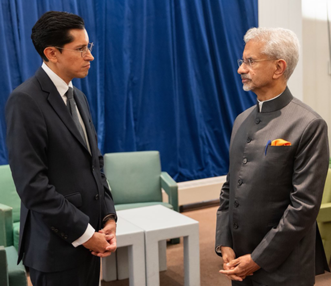विदेश मंत्री जयशंकर यांची न्यूयॉर्कमध्ये वेनेजुएला, बेलारूस आणि मेक्सिकोच्या समकक्षांशी बैठक विदेश मंत्री जयशंकर यांची न्यूयॉर्कमध्ये वेनेजुएला, बेलारूस आणि मेक्सिकोच्या समकक्षांशी बैठक