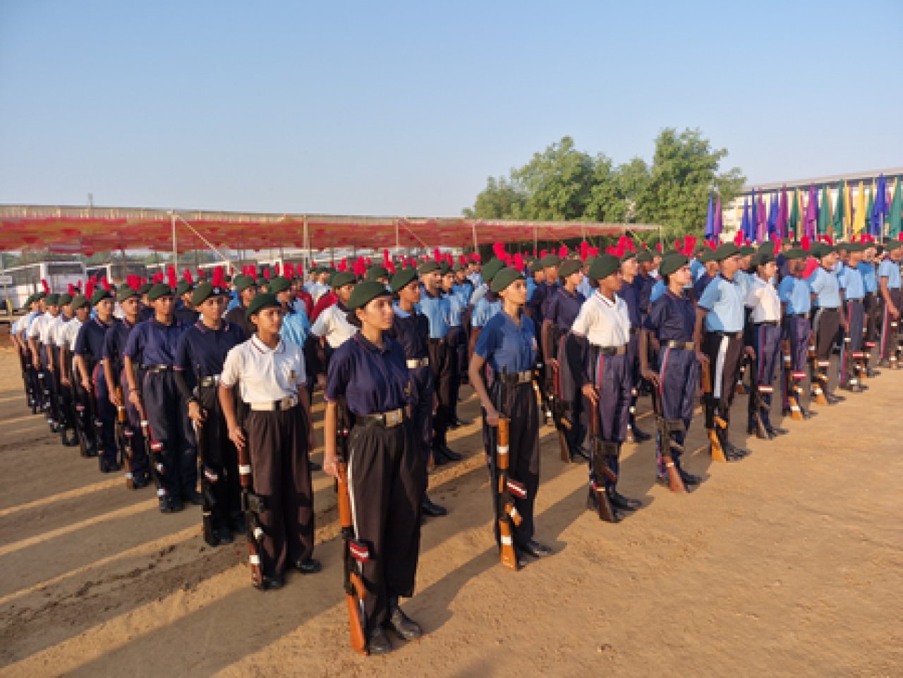 गुजरात: राष्ट्रीय एकता दिवस परेडसाठी 200 एनसीसी कैडेटांचे प्रशिक्षण सुरू